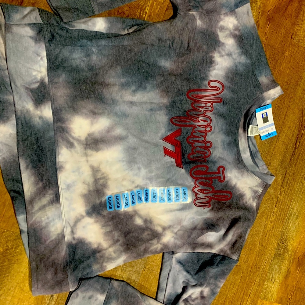 VT cropped thin sweatshirt